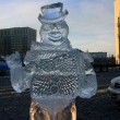 Snow Man Ice Sculpture