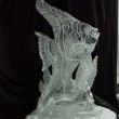 angel fish ice carving