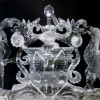griffin Crest Ice Sculpture