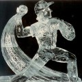 baseball pitcher Ice Sculpture