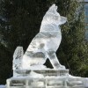 Dog Ice Sculpture