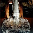 rocket ice sculpture