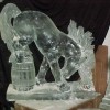 BUCKING HORSE Ice Sculture