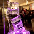high heel ice sculpture