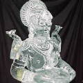 close up of indian goddess Ice Sculpture
