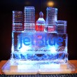 Jet Blue Ice Carving