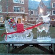 Santa's Sleigh Ice Sculpture